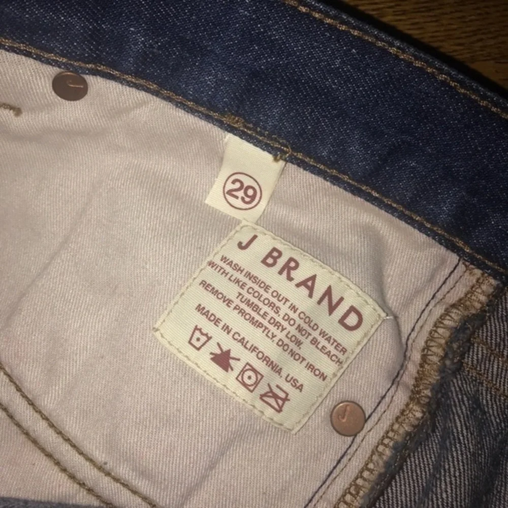 J. Brand outsider raw‎ hem denim jean skirt 29